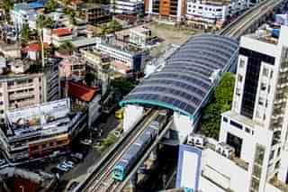 Kochi Metro with solar panels. (KMRL)