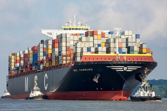 Adani's Mundra Port Anchors MV MSC Hamburg, One Of The Longest ...