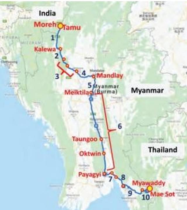 India-Myanmar-Thailand Trilateral Highway  (ASEAN)