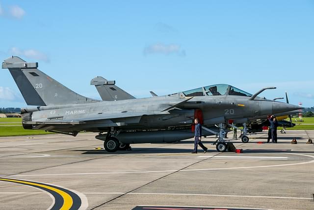 French Navy's Rafale-M fighter jet. (image via Wikipedia)