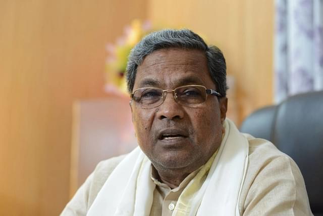 Karnataka Chief Minister Siddaramaiah.