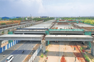 Elevated Taxiway System at Delhi IGI Airport (Twitter)