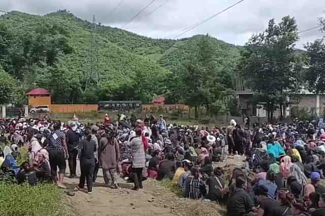 The proposed mass burial site at Torbung Bangla in Manipur