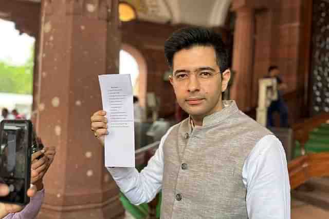 AAP leader Raghav Chadha. 