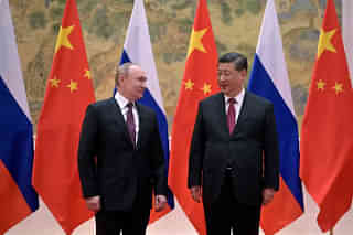Russian President Vladimir Putin with Chinese President Xi Jinping