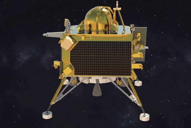 Chandrayaan-3 Lander module (Pic Via YouTube Screengrab)
