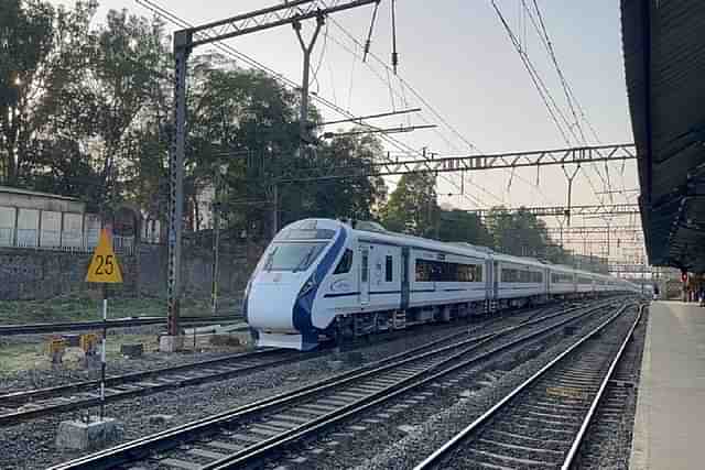 Ajmer-Delhi Vande Bharat train.