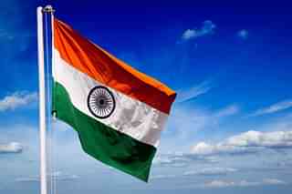 The Indian Tricolour.