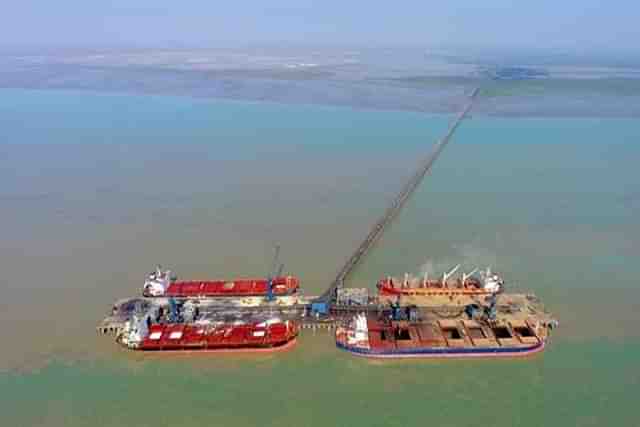 Proposed container terminal in Gujarat.