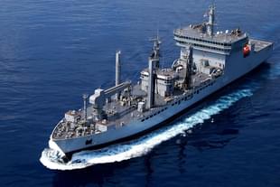 INS Shakti, a Deepak class fleet support ship (FSS) of the Indian Navy. (Picture via Wikipedia)