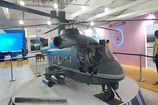A model of the Indian multi-role helicopter.