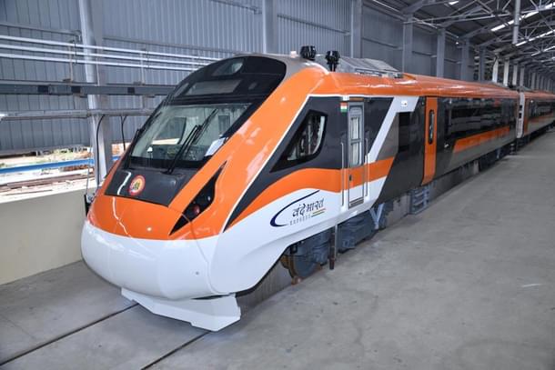 The new orange colour Vande Bharat train (Representative Image)