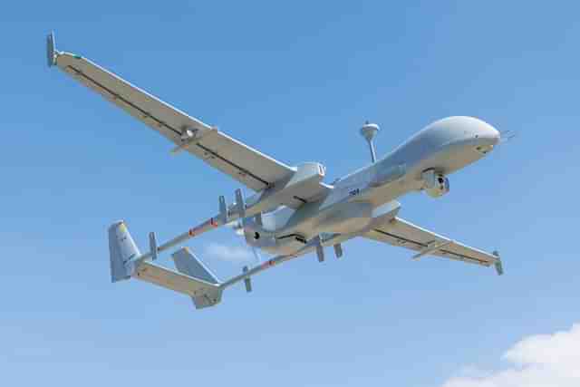 Israeli Heron Mark-2 drone.