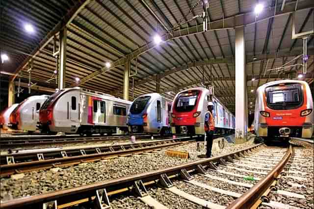 Mumbai Metro Car Depot. (Twitter)