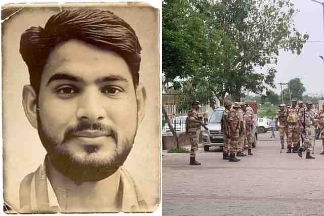 Abhishek and police in Nuh