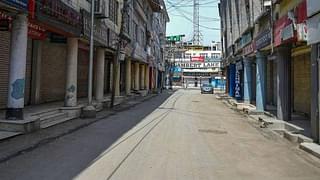 Closed shops at a prominent market in Siliguri during the VHP-sponsored bandh on Thursday.