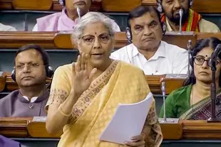 Nirmala Sitharaman in Parliament (File photo)