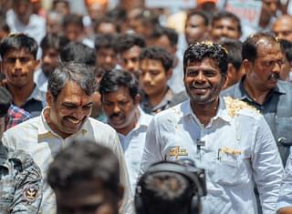 Annamalai during his first phase of padayatra.