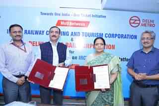 DMRC & IRCTC sign MoU for One India One Ticket Initiative. 