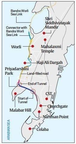Coastal Road Project Phase 1 from Marine Drive To Worli