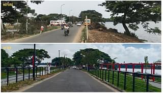 Vankulam lake before and after restoration image (Oasis)