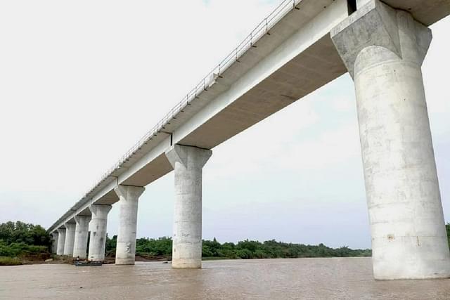 The bridge over Auranga river in MAHSR corridor.