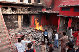 Violence in Pakistan's Faisalabad. (Pic: X)