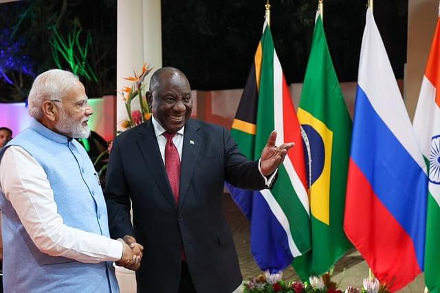 Prime Minister Narendra Modi With South African President Cyril Ramaphosa. (X/@narendramodi)
