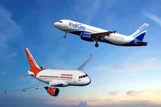Air India And IndiGo. (Media India Group)