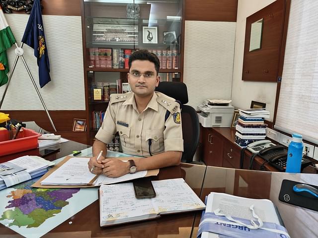 Mangaluru's top cop Kuldeep Kumar R. Jain is an IPS officer of the 2011 batch. (Photo taken by Sharan Setty/Swarajya).