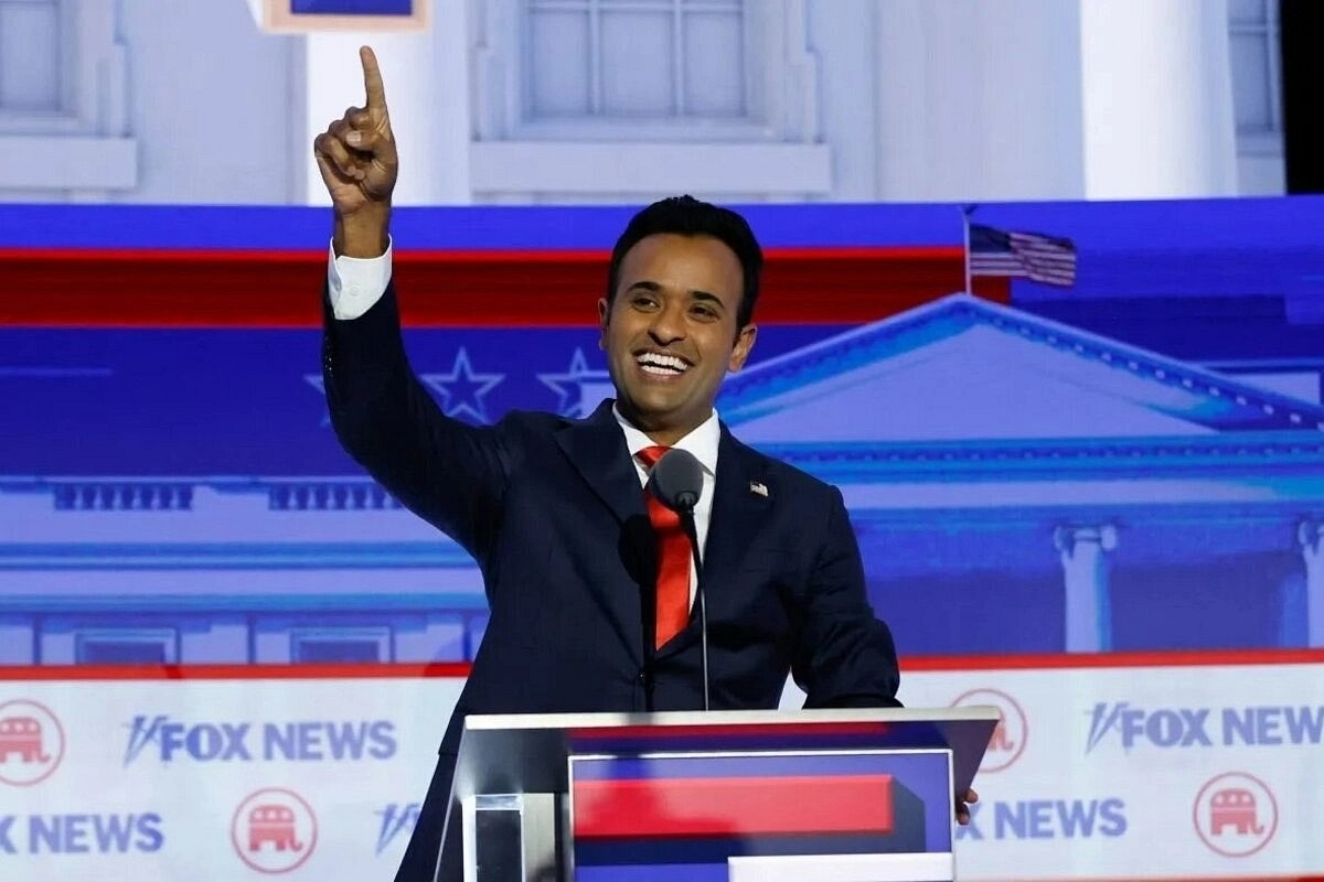 Republican candidate for the 2024 US presidential elections, Vivek Ramaswamy.