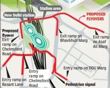 Representative alignment of the proposed corridors (Source: TOI report)