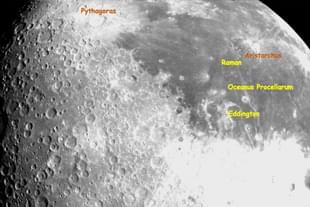 Moon as captured by Lander Horizontal Velocity Camera (LHVC) onboard Chandrayaan-3 on 6 August 2023. (Credit: ISRO)