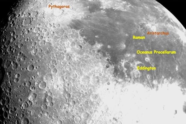 Moon as captured by Lander Horizontal Velocity Camera (LHVC) onboard Chandrayaan-3 on 6 August 2023. (Credit: ISRO)
