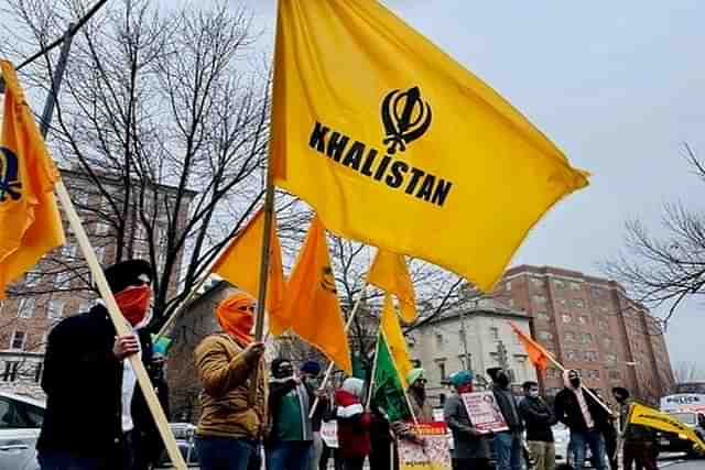 Pro-Khalistan protesters. (Representative Image) 