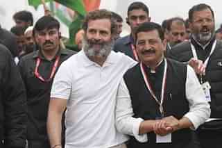 Mamman Khan with Rahul Gandhi