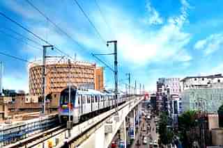 The Hyderabad Metro. (x)