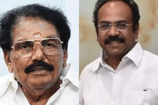 KKSSR Ramachandran (L) and Thangam Thennarasu (R)