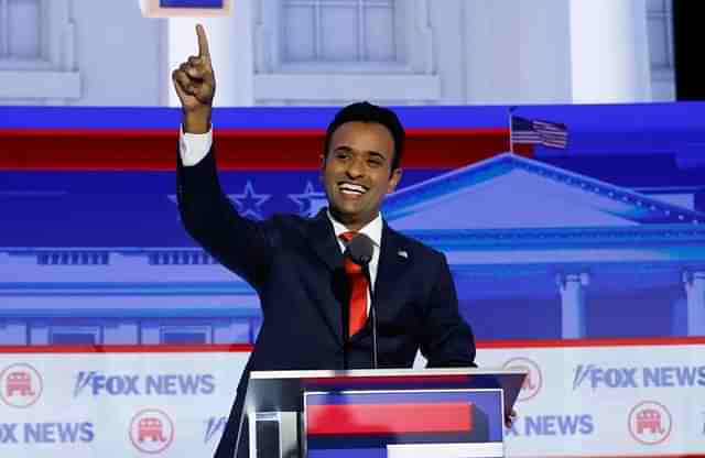 Republican candidate for the 2024 US presidential elections, Vivek Ramaswamy.