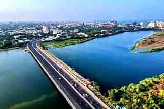 The tendering process for the project to strengthen embankments along the Adyar River has concluded. (Facebook)
