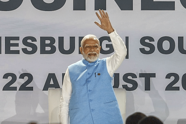PM Modi at BRICS Business Forum in South Africa (Pic Via Twitter)