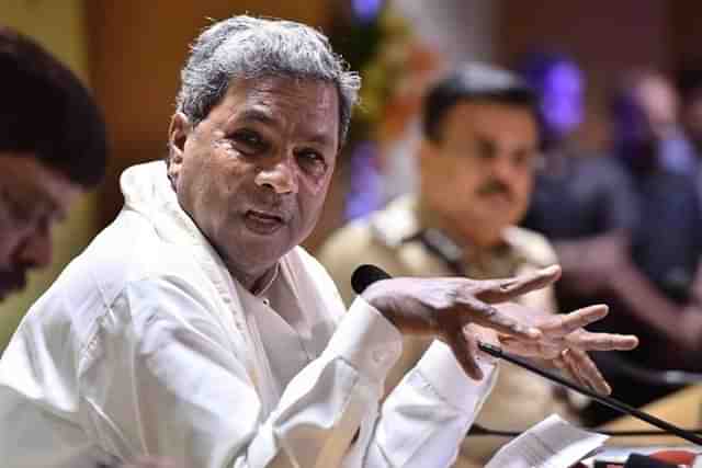 Karnataka Chief Minister Siddaramiah. (Arijit Sen/Hindustan Times via Getty Images)