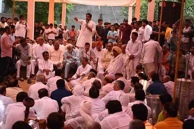 Mahapanchayat in Tigra, Gurugram (Credit: Parveen Kumar/HT)