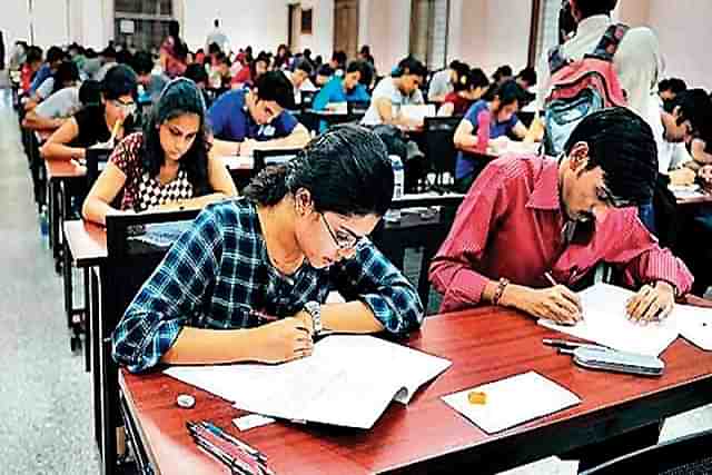 Job aspirants taking an examination. (Representational image)