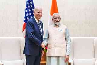 Prime Minister Narendra Modi with US President Joe Biden during the G20 Summit in New Delhi. 