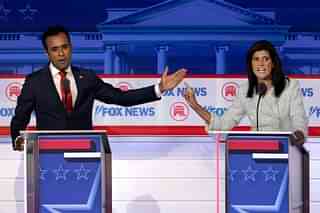 Indian-American presidential candidates Vivek Ramaswamy (Left) and Nikki Haley. (Right)