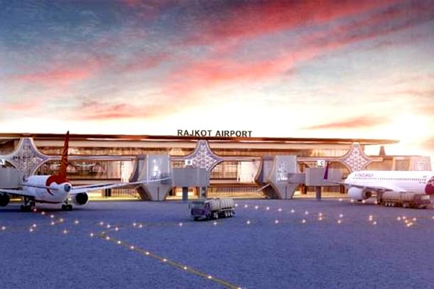 An illustration of new greenfield airport near Rajkot. (AAI)