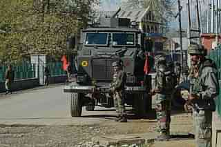 Security forces in Anantnag. (Getty Images) 