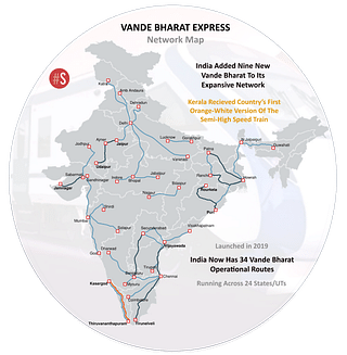 Mapping the Vande Bharat network.
