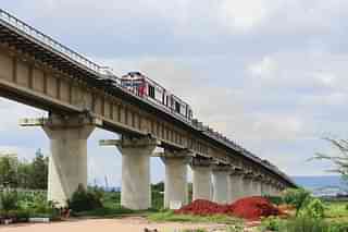 A Chinese-funded railway near Nairobi, Kenya.
(Thomas Mukoya / Reuters)